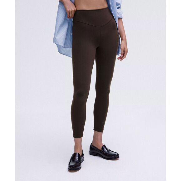 Lululemon Wunder Under SmoothCover High-Rise Tight 25" Size 6 Espresso NWT - Picture 1 of 12